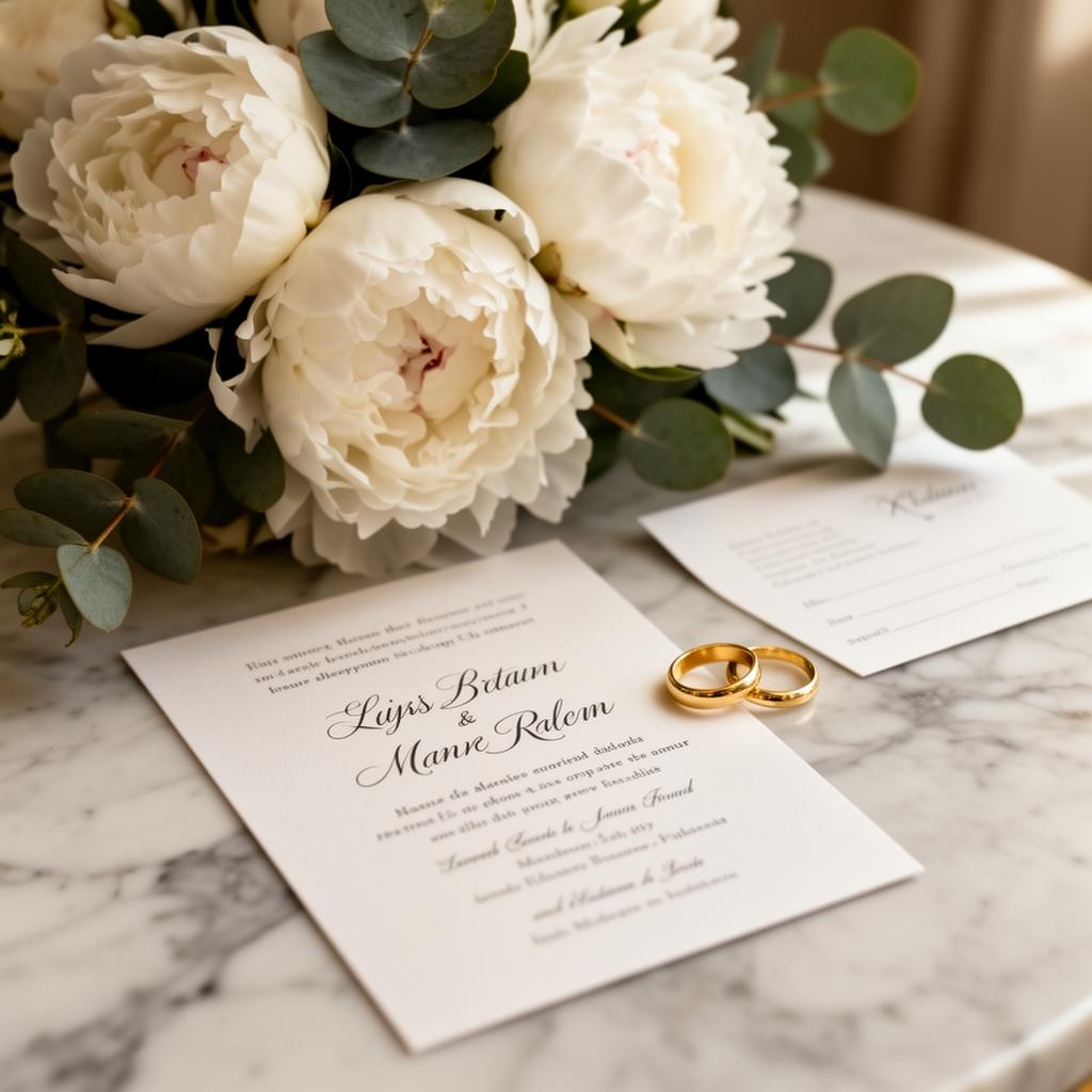 Elegant bridal detail