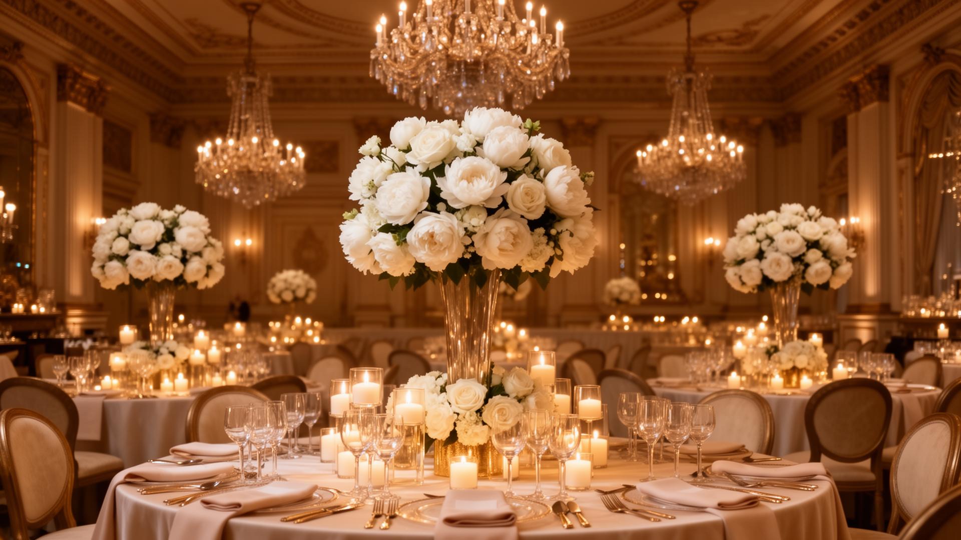 Luxury wedding atmosphere